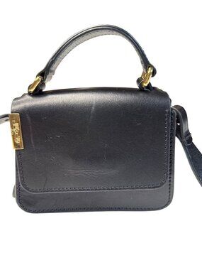 Levis Black Mini Crossbody Bag With Gold Hardware & Adjustable Strap